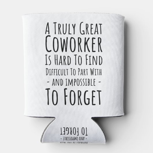 Kopie van een echt geweldige medewerker is moeilij blikjeskoeler (Achterkant)