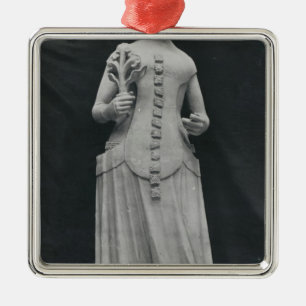 Kopie van een standbeeld van Isabella uit Beieren Metalen Ornament