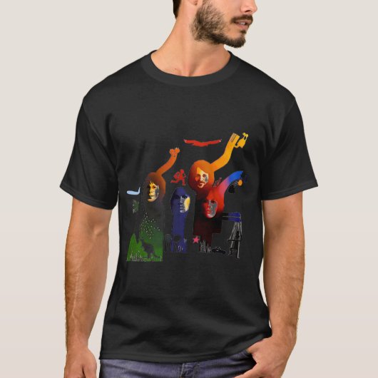 Kopie van %%Face--Colourfull-Aba&& T-shirt (Voorkant)