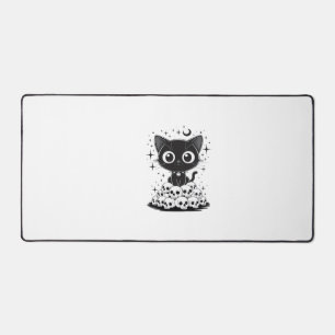 Kopie van katten schedels griezelig schattige poes bureaumat