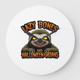 Kopie van Lazy Bones en Halloween-kreunen - Grieze Grote Klok