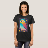 Kopie van leuke vogel kunst t-shirt (Voorkant volledig)