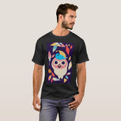 Kopie van leuke vogel kunst t-shirt (Voorkant volledig)