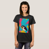 Kopie van leuke vogel kunst t-shirt (Voorkant volledig)
