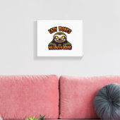 Kopie van Luie Botten en Halloween Groans - Creepy Canvas Afdruk (Insitu (Woonkamer))