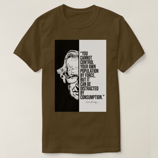 Kopie van noam Chomsky-citaat T-shirt (Design voorkant)
