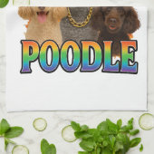 Kopie van Poodle Theedoek (Gevouwen)