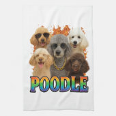 Kopie van Poodle Theedoek (Verticaal)