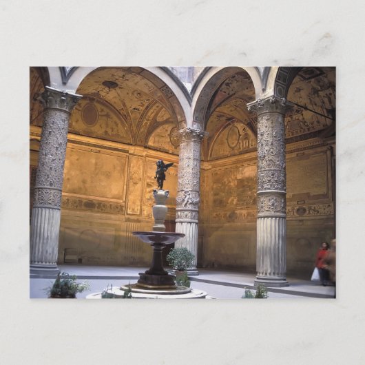 Kopie van Putto met Dolphin door Andrea del Briefkaart (Voorkant)