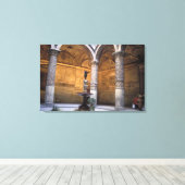 Kopie van Putto met Dolphin door Andrea del Canvas Afdruk (Insitu (Houten vloer))