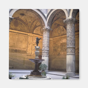 Kopie van Putto met Dolphin door Andrea del Magneet