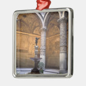 Kopie van Putto met Dolphin door Andrea del Metalen Ornament (Links)