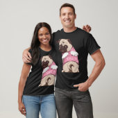 Kopie van Schattige Engel Mops T-shirt (Unisex)