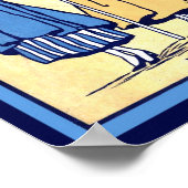 Kopie van Suffragettes  stemblad Music Hoesje Poster (Hoek)