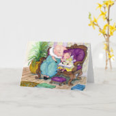 Kopie van Varkenshomma en Clara Kaart (Gele Bloem)