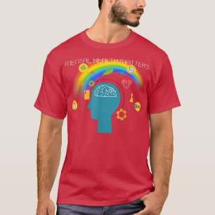 Kopie voor mentale gezondheidslengte, LGBTQ T-Shir T-shirt