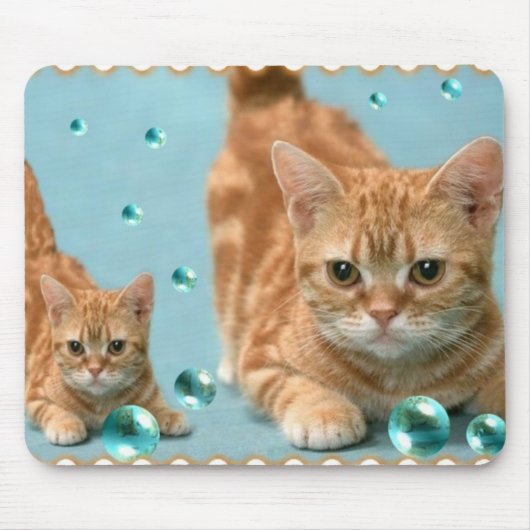 Kopieer Cat Mousepad Muismat (Voorkant)