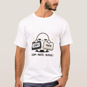 Kopieer Plak Overleef - Grappige Tech Codeerbaar S T-shirt (Voorkant)