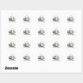 Kopieer Plak Overleef - Grappige Tech Codeerbare C Ronde Sticker (Vel)
