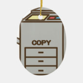 Kopieerapparaat Keramisch Ornament (Voorkant)