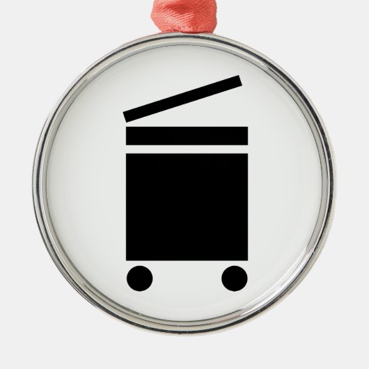 Kopieerapparaat Metalen Ornament (Voorkant)