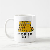 Kopieerd kat Funny Animal Pun Koffiemok (Links)