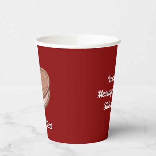 Kopieerpapierbekertjes Papieren Bekers (Links)