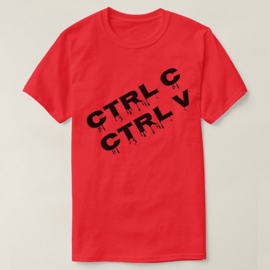 KOPIEERPASTE T-SHIRT (Design voorkant)