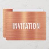 Kopieerstijl | partijuitnodiging kaart (Voorkant / Achterkant)