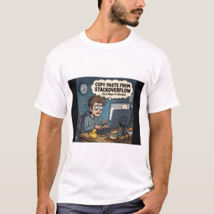 Kopiëren en plakken vanuit StackOverflow - Grappig T-shirt