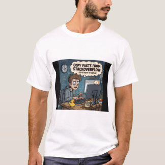 Kopiëren en plakken vanuit StackOverflow - Grappig T-shirt