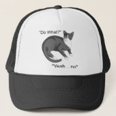 Kopige Kat Trucker Pet (Voorkant)