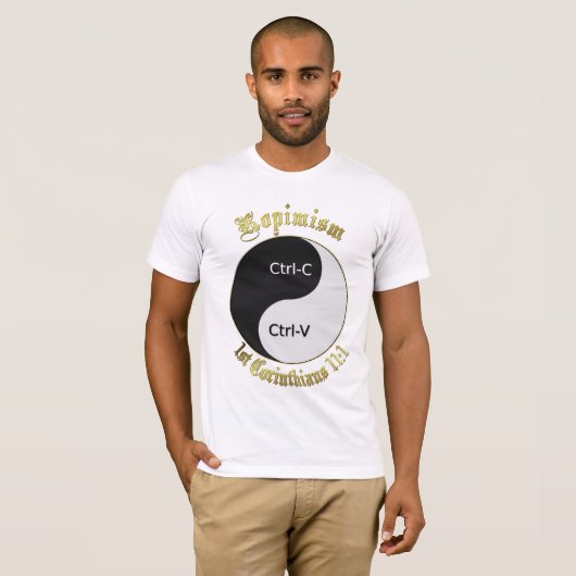 Kopimisme (Kopimi) T-shirt (Voorkant volledig)