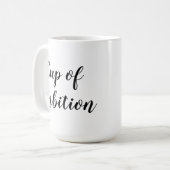 Kopje Ambitie Koffie Mok (lijst) (Voorkant links)