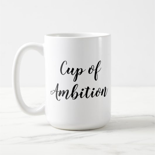 Kopje Ambition Coffee Mok (selectievakje) (Links)