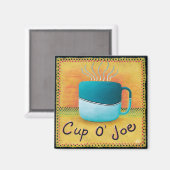 Kopje Joe Coffee Lover Magnet (Voorkant / Achterkant)