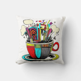 Kopje koffie Abstract Graphic Kussen