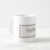 Kopje koffie monster koffiemok (Voorkant links)