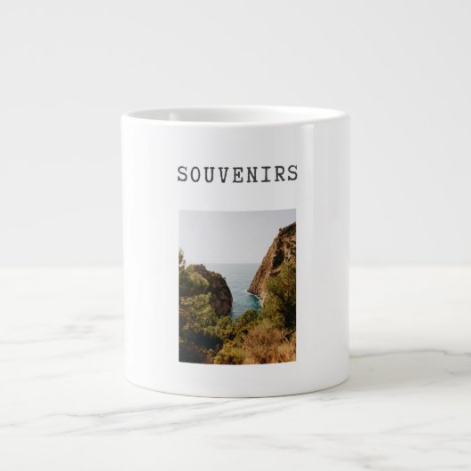 Kopje koffie monster souvenir grote koffiekop (Voorkant)