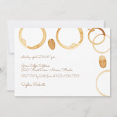 Kopje koffie verjaardag kaart (Achterkant)