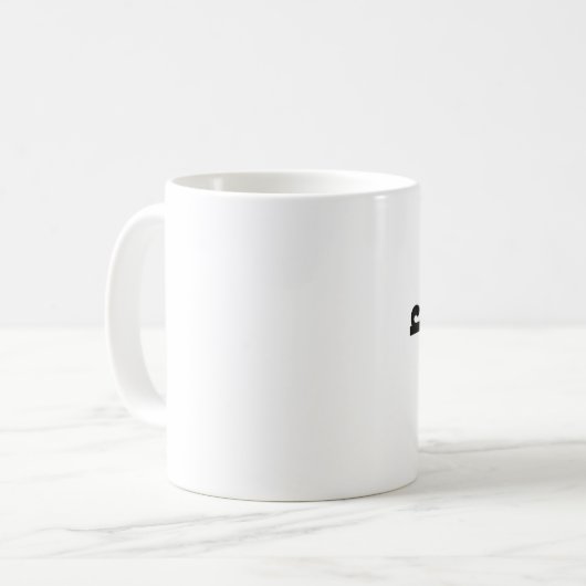 kopje koffiemok (Voorkant links)