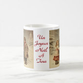 Kopje koffiemok, Kerstmis vintage Koffiemok (Center)