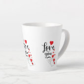 Kopje Love You Latte Mok (Rechterhoek)