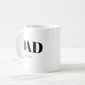 Kopje 'Papa Opgericht' Koffiemok (Voorkant links)
