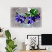 kopje violetten poster (Thuiskantoor)