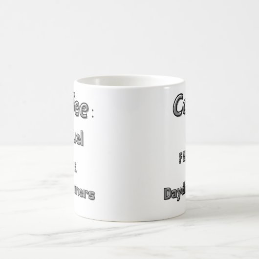 Kopje voor dagdromers koffiemok (Center)