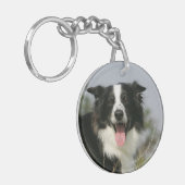 Kopje voor uiteinde uiteinde rand uitlijnen 1 sleutelhanger (Voorkant Links)