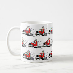 Kopje voor vrachtwagenchauffeur koffiemok