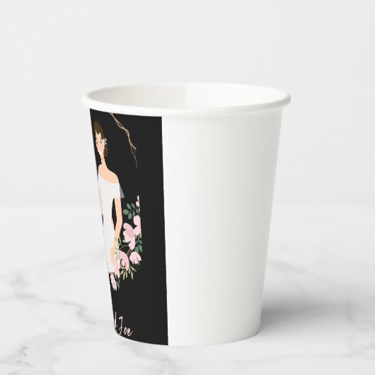  kopjes bruiloft receptie papieren bekers (Links)