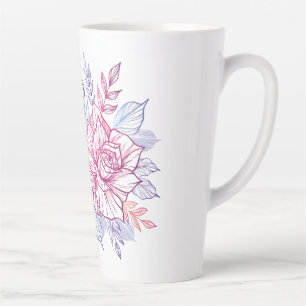 Kopjes & Mokken met een boeket bloemen
